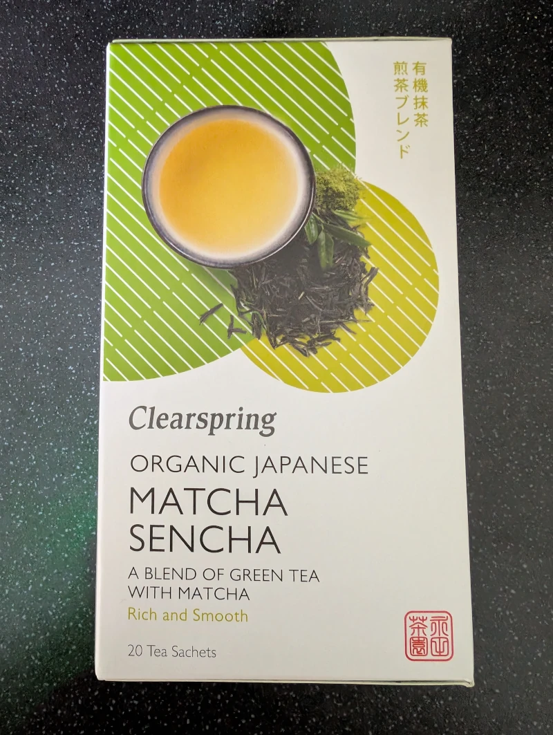 Clearspring Organic Japanese Matcha Sencha - Packaging - Front